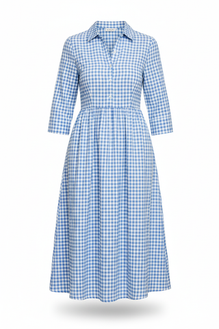 Vestido Con Cuadros Nómada